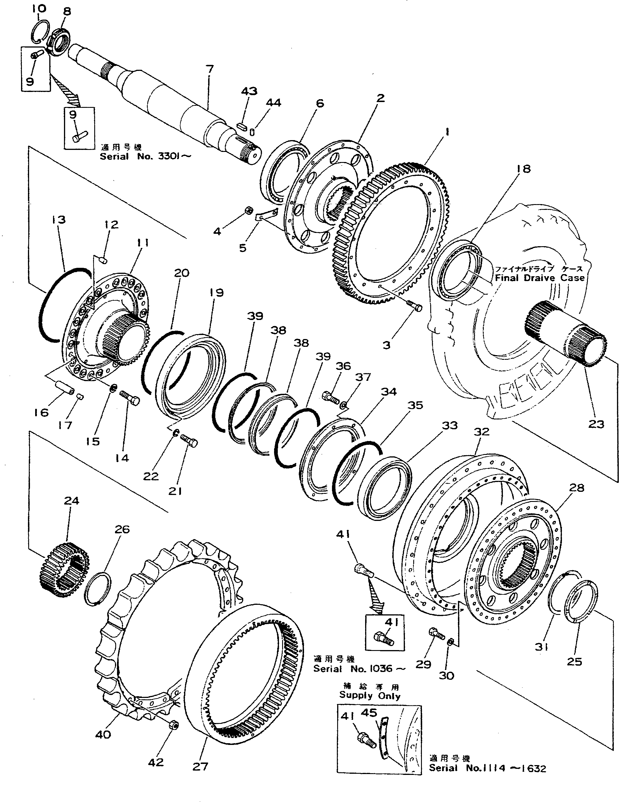 O-RING,(FOR SLAG HANDLING) 154-27-12451 KOMATSU