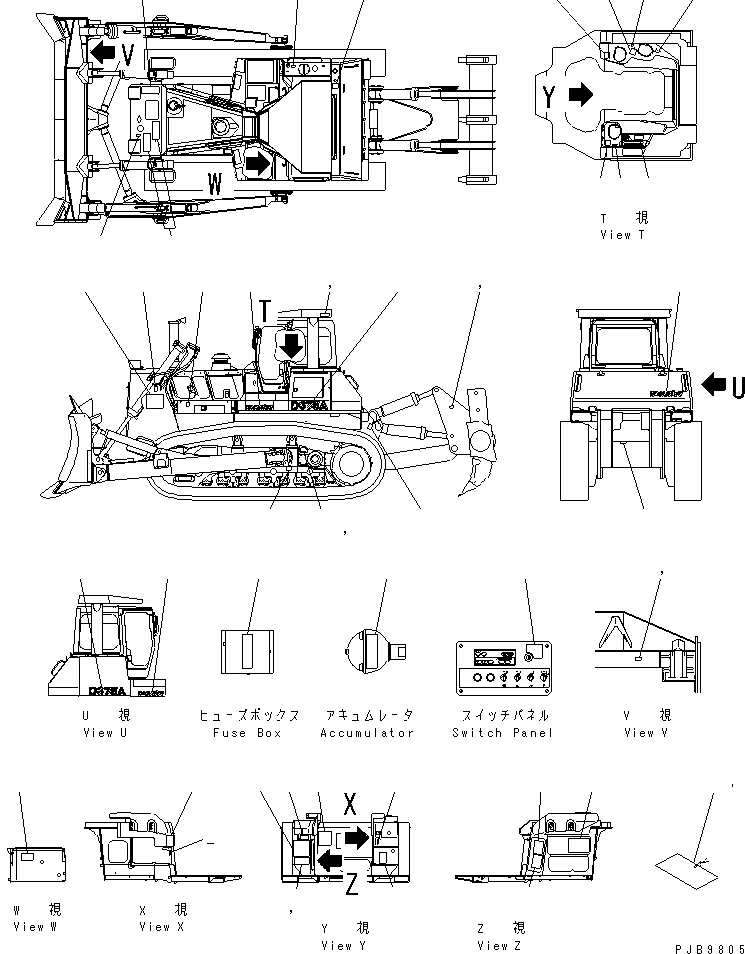 PLATE,LABOR SAFETY 195-98-26552 KOMATSU