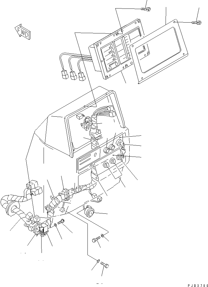 Жгут проводов 195-06-49561 KOMATSU