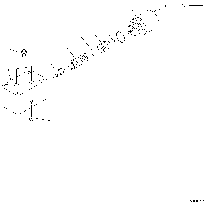 Золотник 195-22-75320 KOMATSU