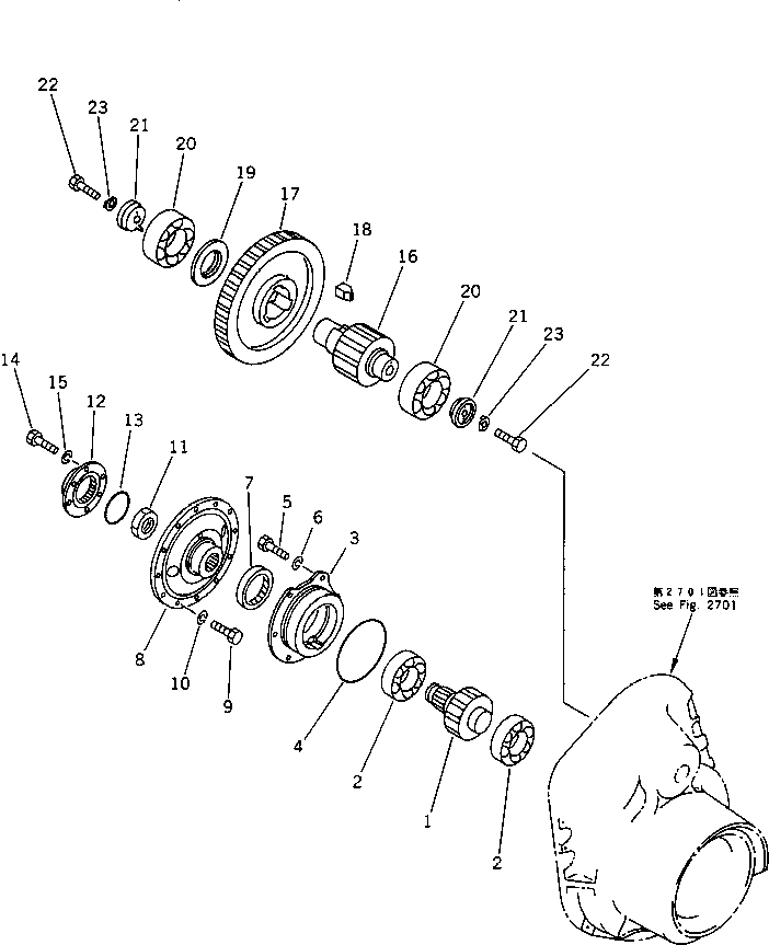 Роликоподшипник 130-09-31492 KOMATSU