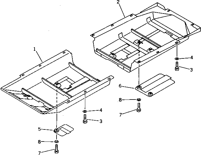 GUARD,FRONT 12F-54-44110 KOMATSU