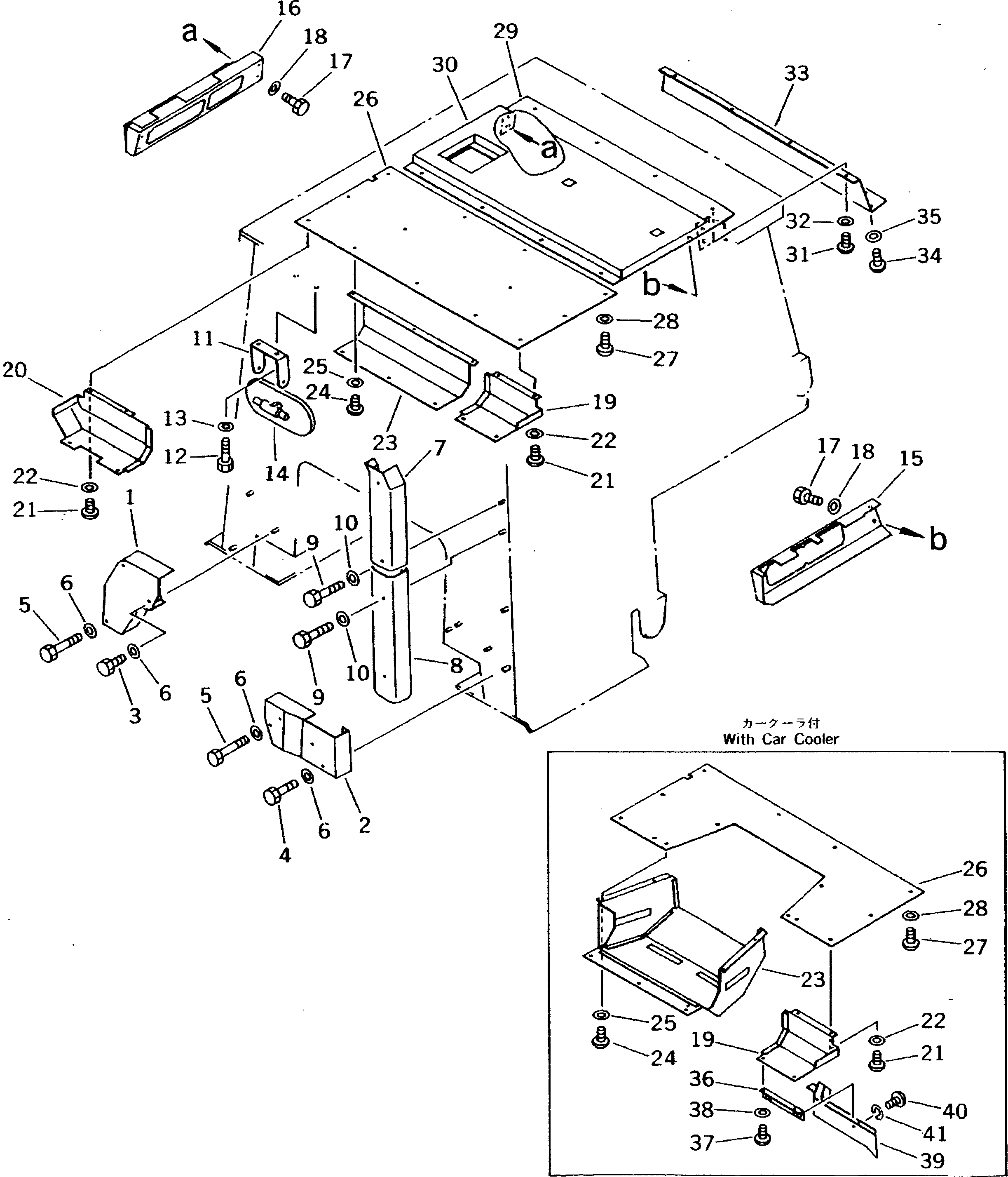 BRACKET,(WITH CAR COOLER) 144-Y11-2640 KOMATSU