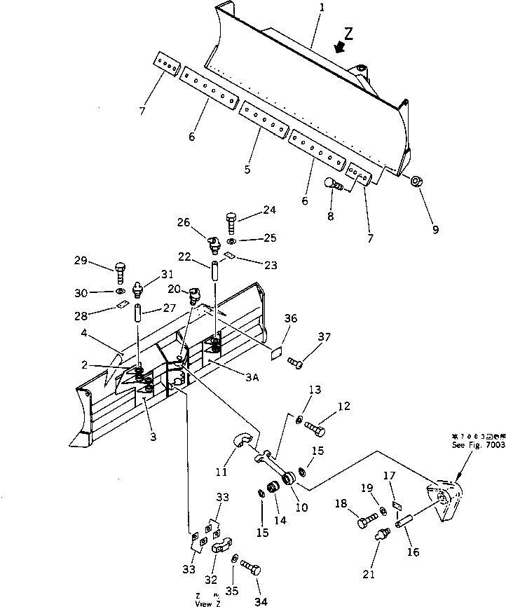 BIT,END 12F-70-31361 KOMATSU