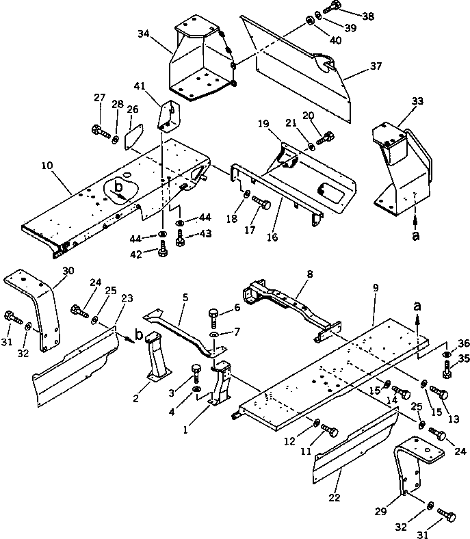 Кронштейн 120-X11-1250 KOMATSU