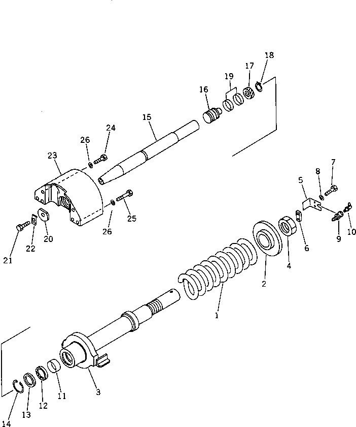 CYLINDER,R.H. 12F-30-48720 KOMATSU