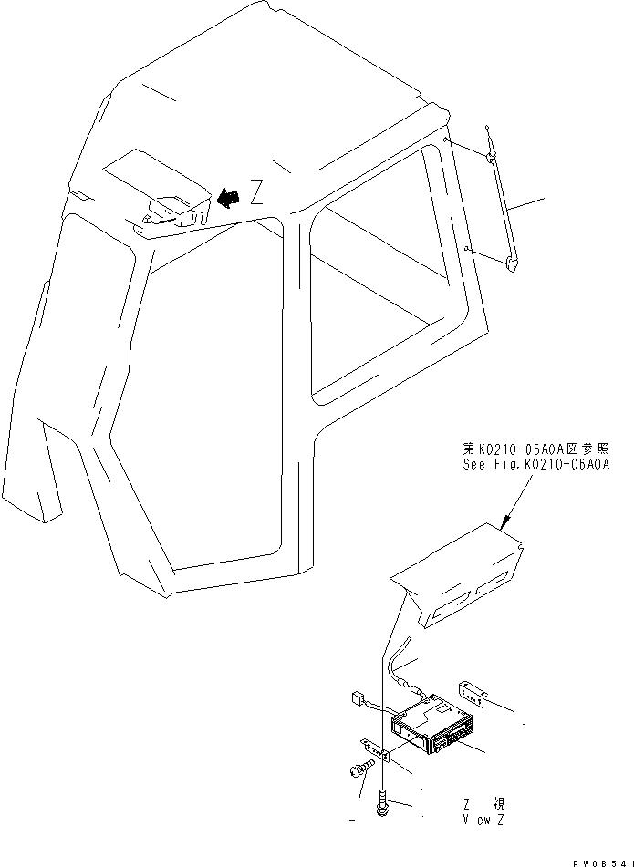 STEREO,AM/FM 195-Z11-8931 KOMATSU