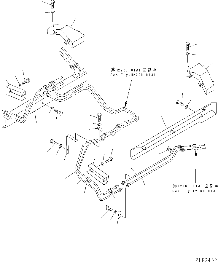 Крышка левая 124-X16-1190 KOMATSU
