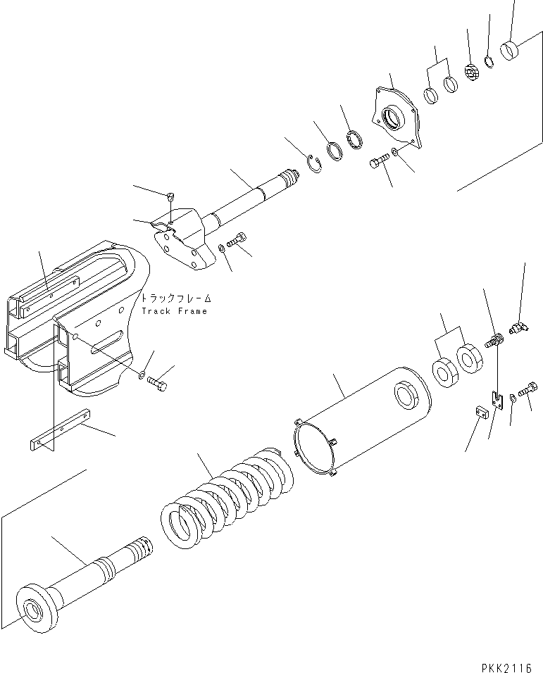Корпус 124-X16-1740 KOMATSU