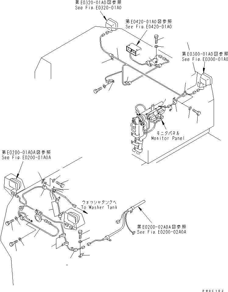 Жгут проводов 12G-06-64151 KOMATSU