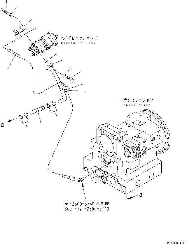 Трубка 12G-49-51132 KOMATSU