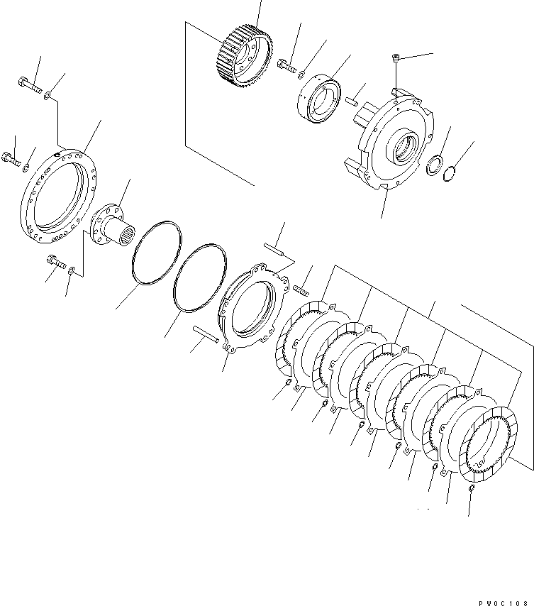 HOUSING,R.H. 12G-22-51231 KOMATSU