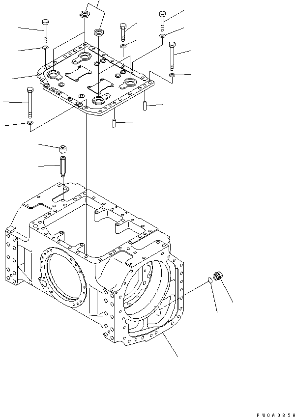 Корпус 12G-22-51112 KOMATSU