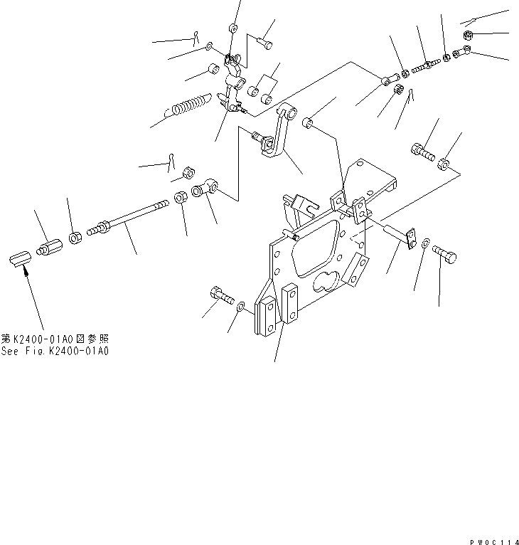 Наконечник тяги 04250-71474 KOMATSU