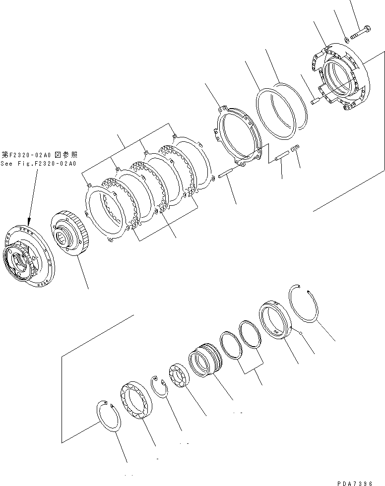 Трансмиссия в сборе 12G-15-51001 KOMATSU