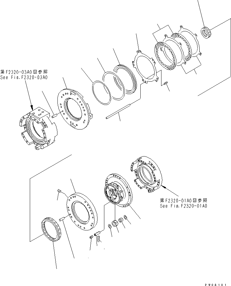 Трансмиссия в сборе (12G-15-51001) KOMATSU