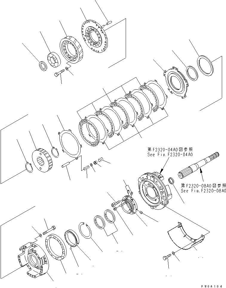 Ступица 12G-15-52280 KOMATSU