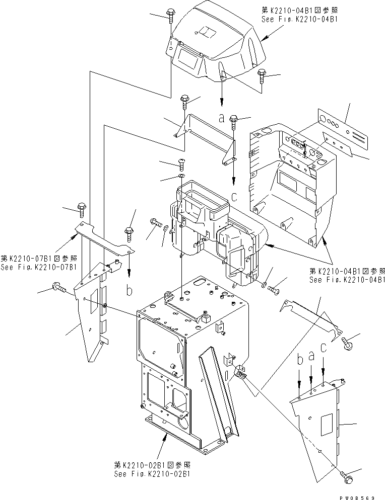 Панель 12G-Z11-1570 KOMATSU