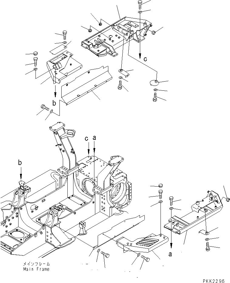 STEP,L.H. 12G-54-53150 KOMATSU