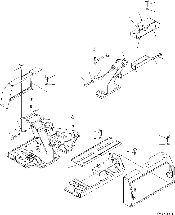 Пластина \0\124-54-53173 KOMATSU