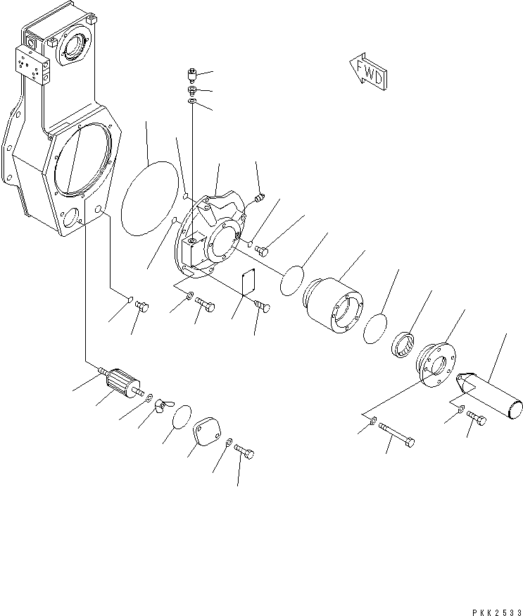 Пластина 154-60-21270 KOMATSU