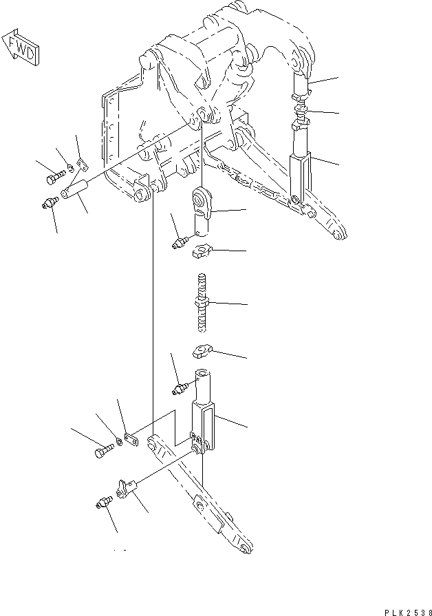 Тяга 120-X54-1861 KOMATSU