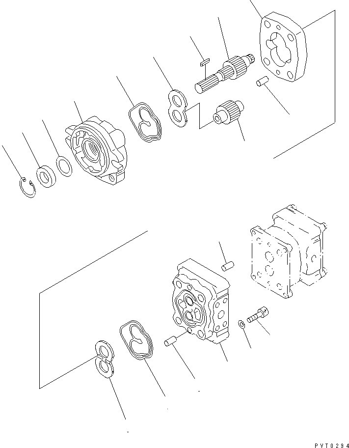 PUMP ASS'Y,(SBL14) 705-40-03260 KOMATSU