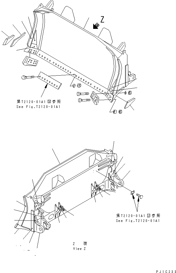Пластина (сварная) 198-71-51560 KOMATSU