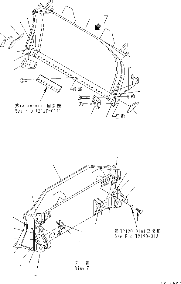 Щётка стеклоочистителя 198-71-51280 KOMATSU