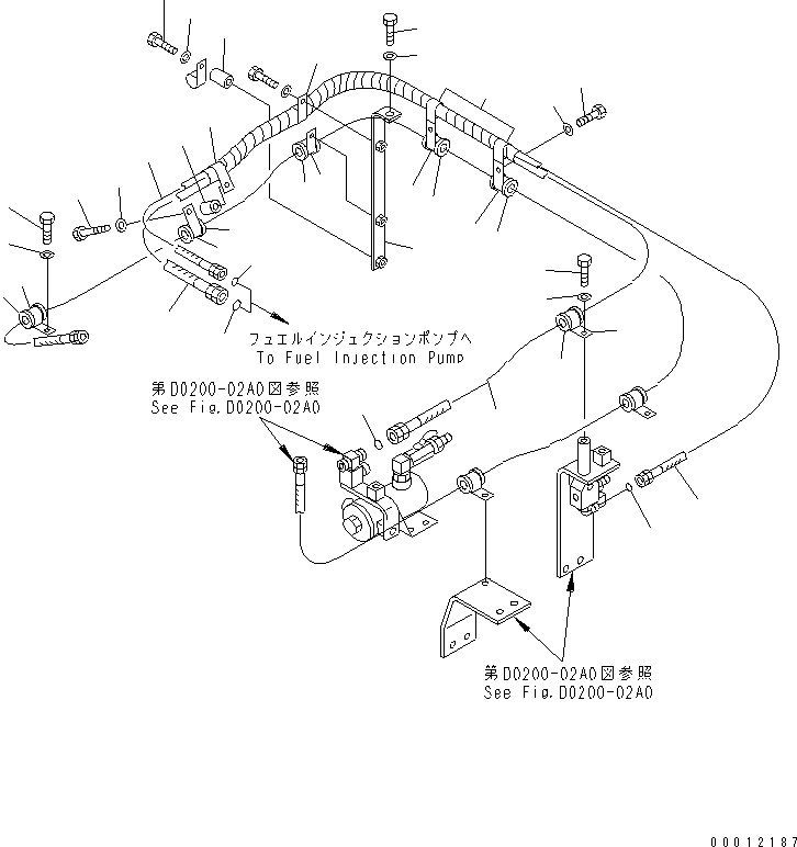 Шланг 198-04-61160 KOMATSU