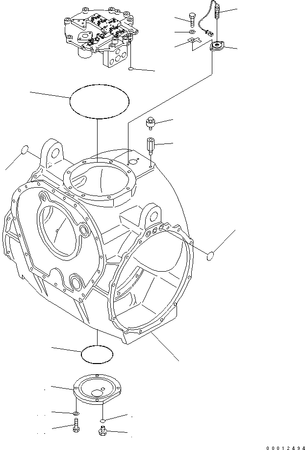 STEERING ASS'Y 198-22-61000 KOMATSU