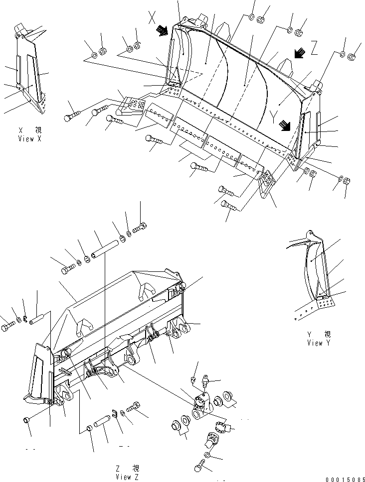 Щётка стеклоочистителя 198-71-61112 KOMATSU