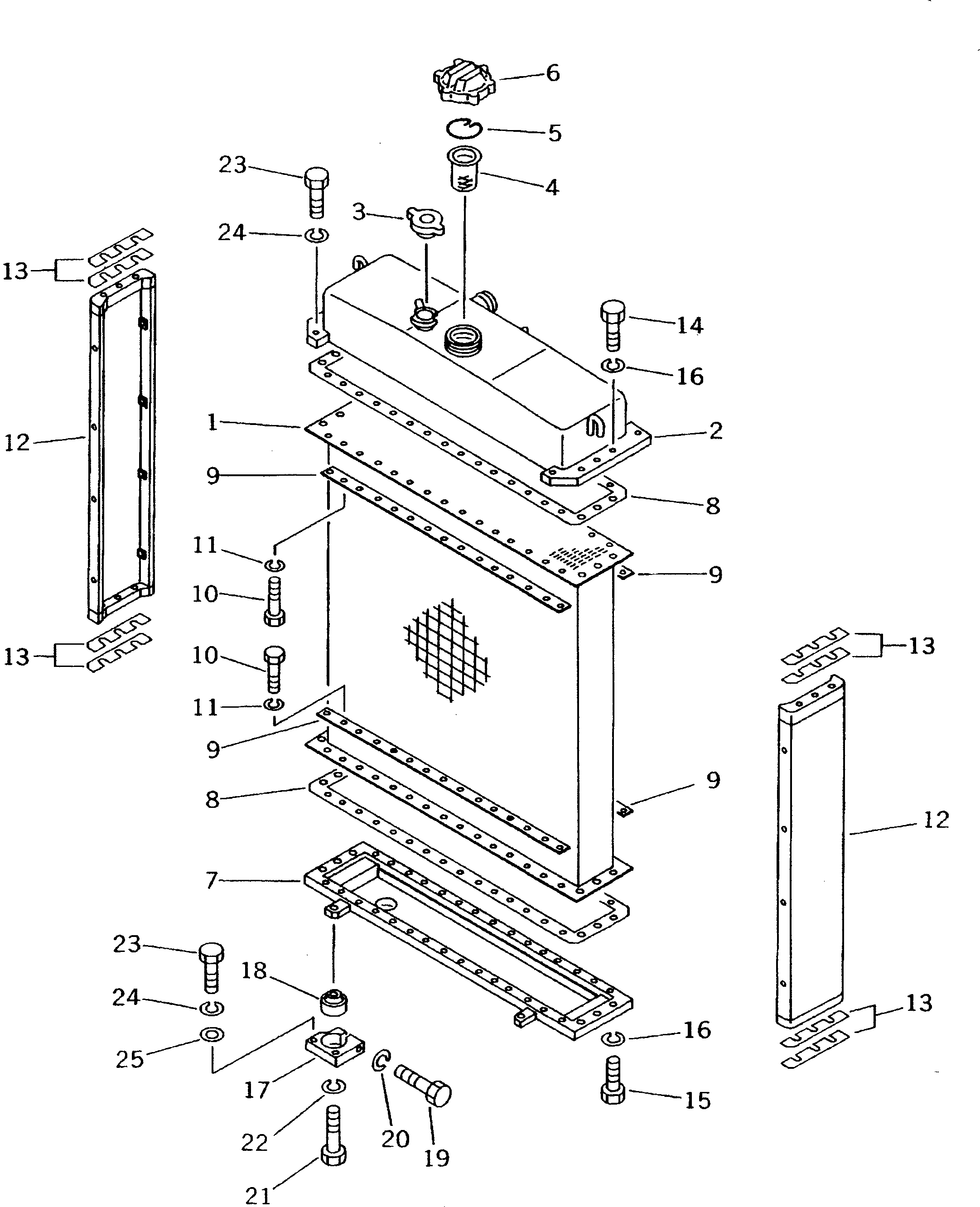 TANK,LOWER 130-03-81130 KOMATSU