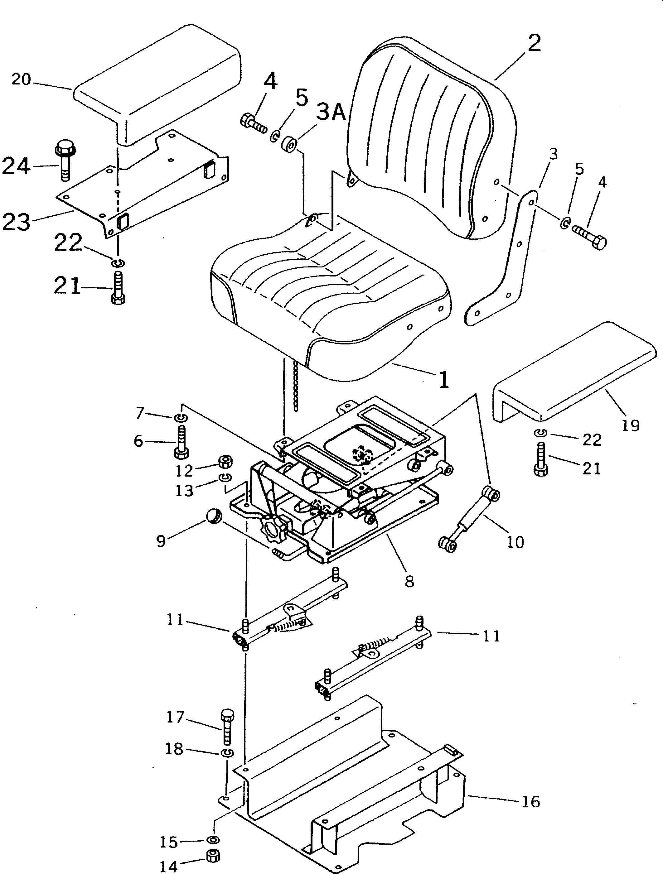 REST,ARM¤ R.H. 134-57-31140 KOMATSU
