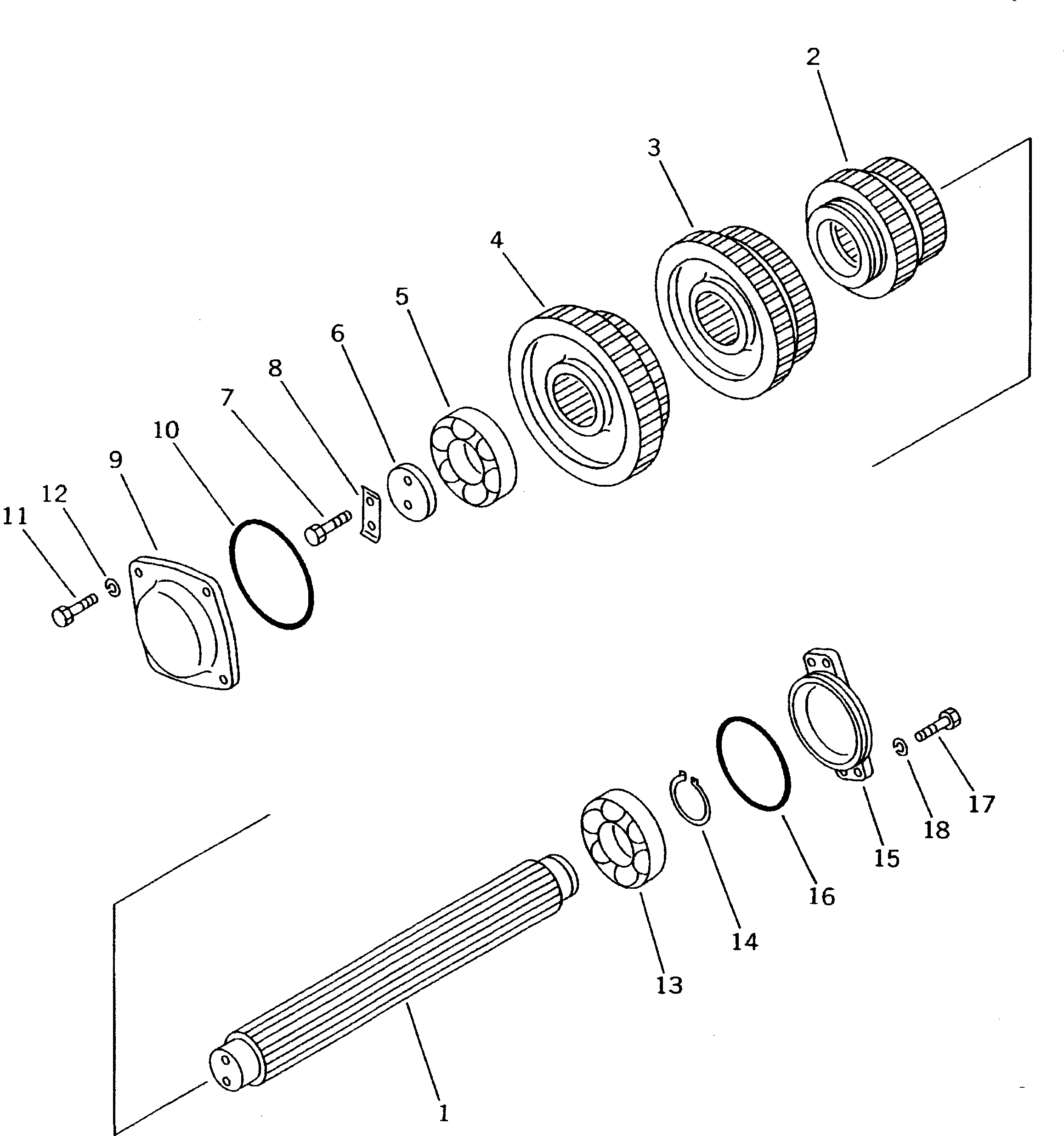GEAR¤ 39-30 TEETH 13F-14-34720 KOMATSU