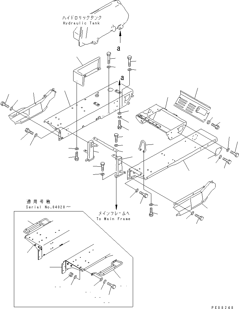 Крышка правая 13F-54-32230 KOMATSU