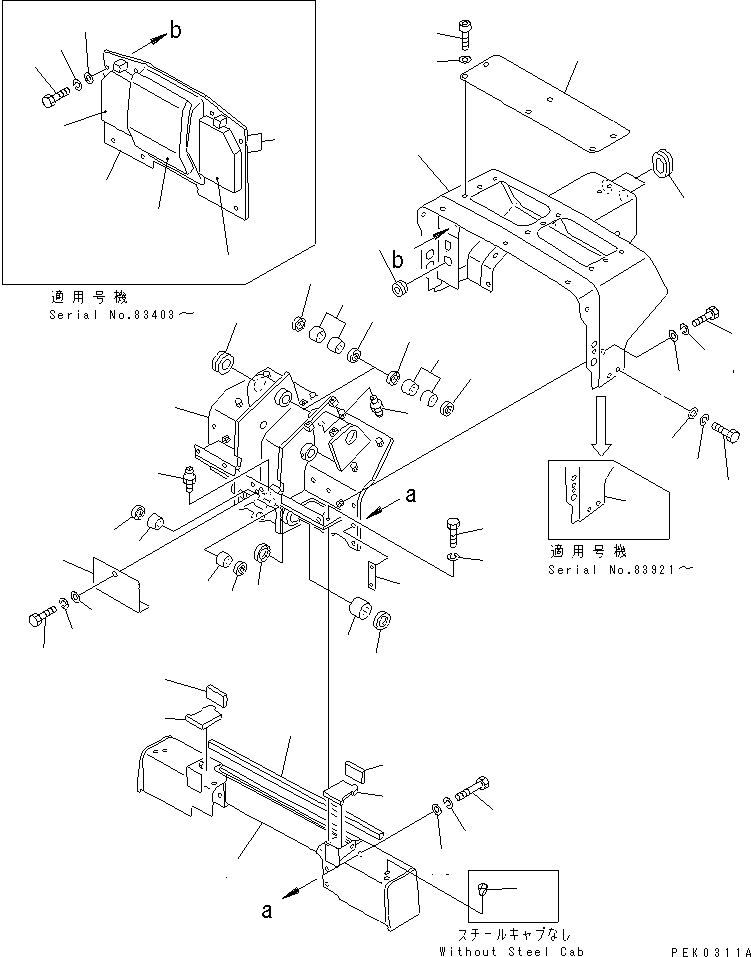 BOARD,DASH (WITH ROPS CAB) 130-Z79-1990 KOMATSU