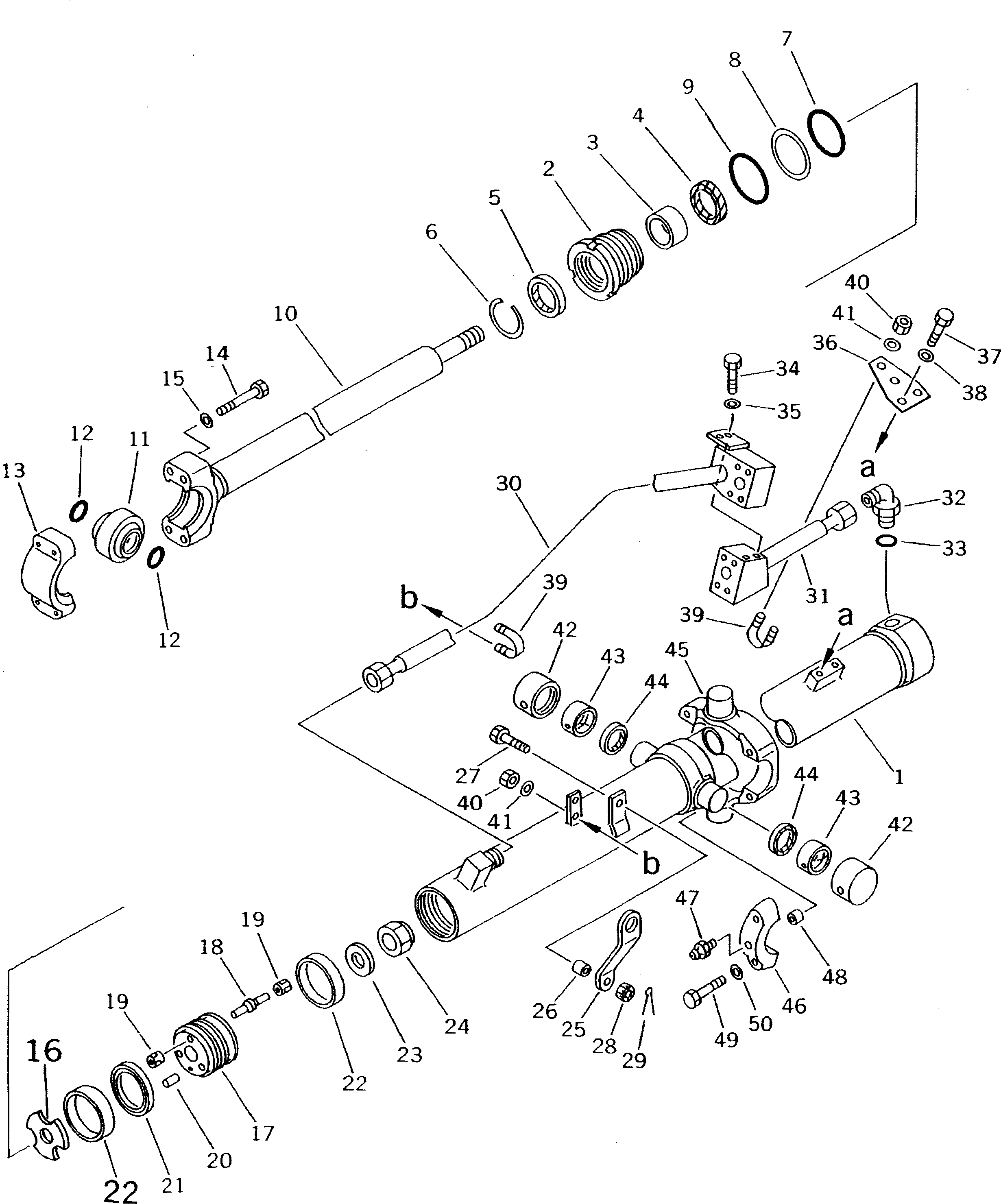 CYLINDER ASS'Y,LIFT¤ R.H. 13F-63-03020 KOMATSU