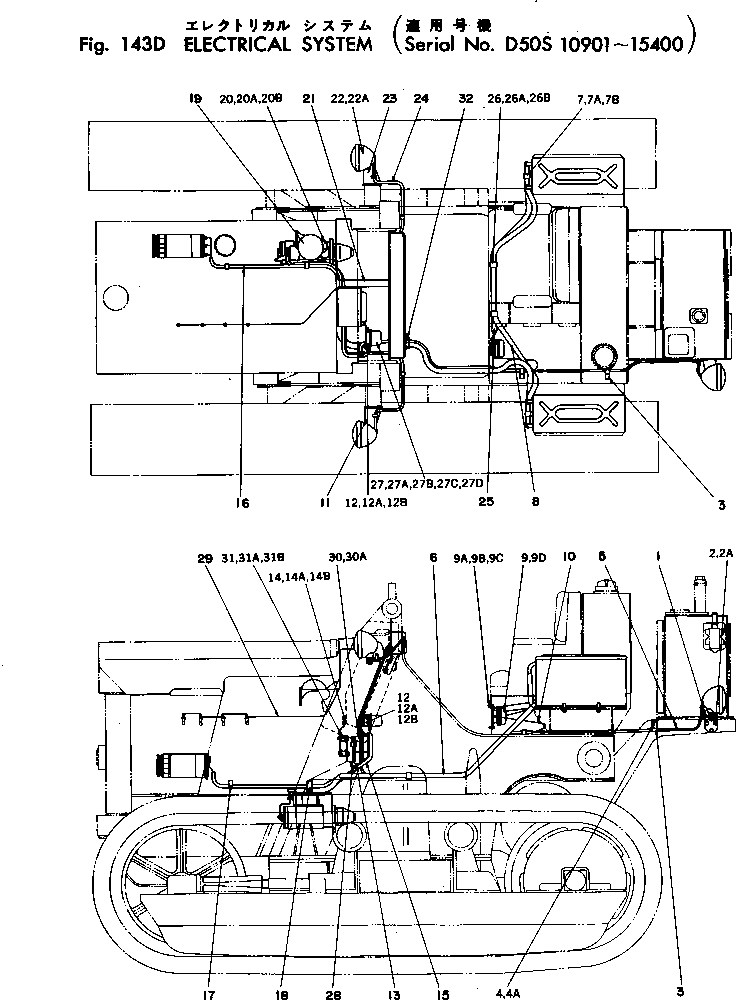 CABLE ASS'Y D50S-E257A KOMATSU