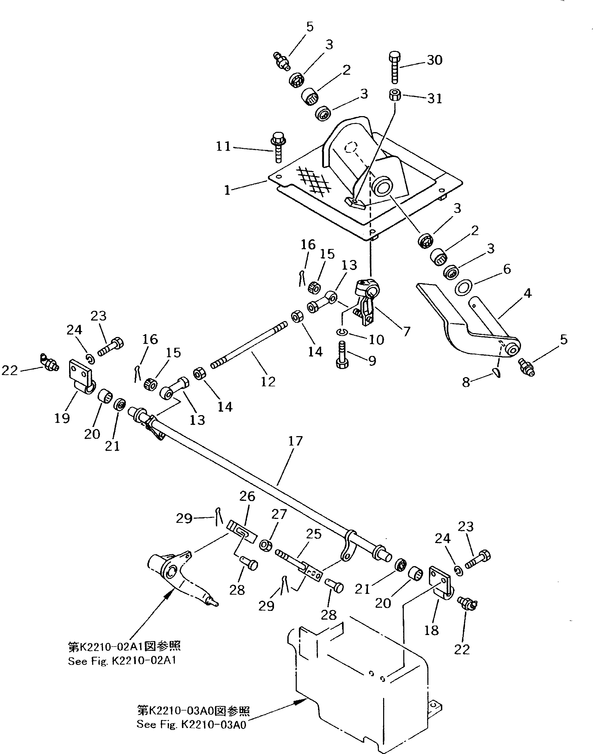 FLOOR,(FOR STEEL CAB) 144-43-25451 KOMATSU