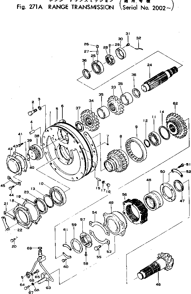 BEVEL GEAR ASS'Y 135-21-00033 KOMATSU