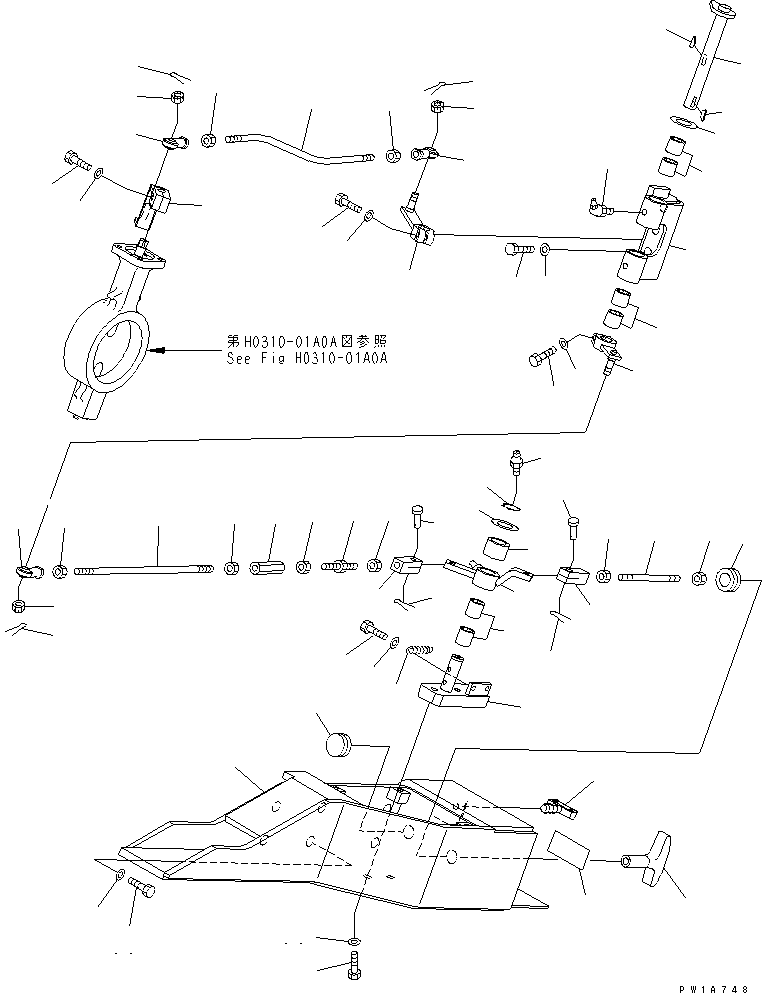 Тяга 19M-60-32150 KOMATSU