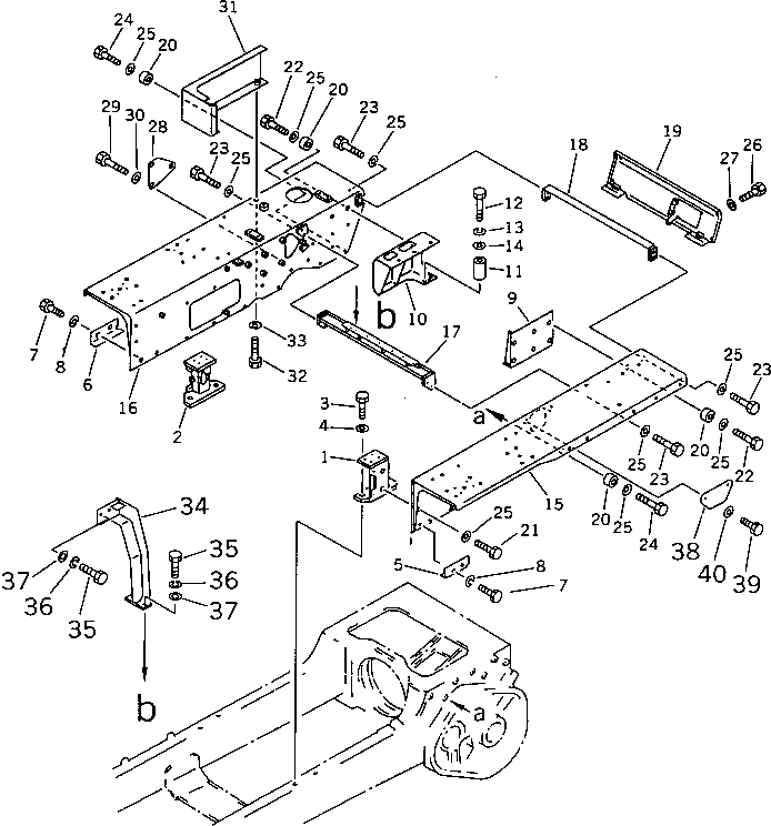 Крышка правая 144-54-83440 KOMATSU