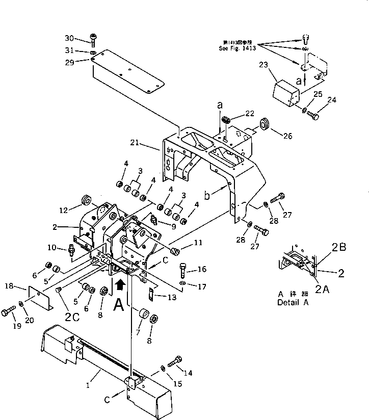 BOARD,DASH 144-B60-1370 KOMATSU