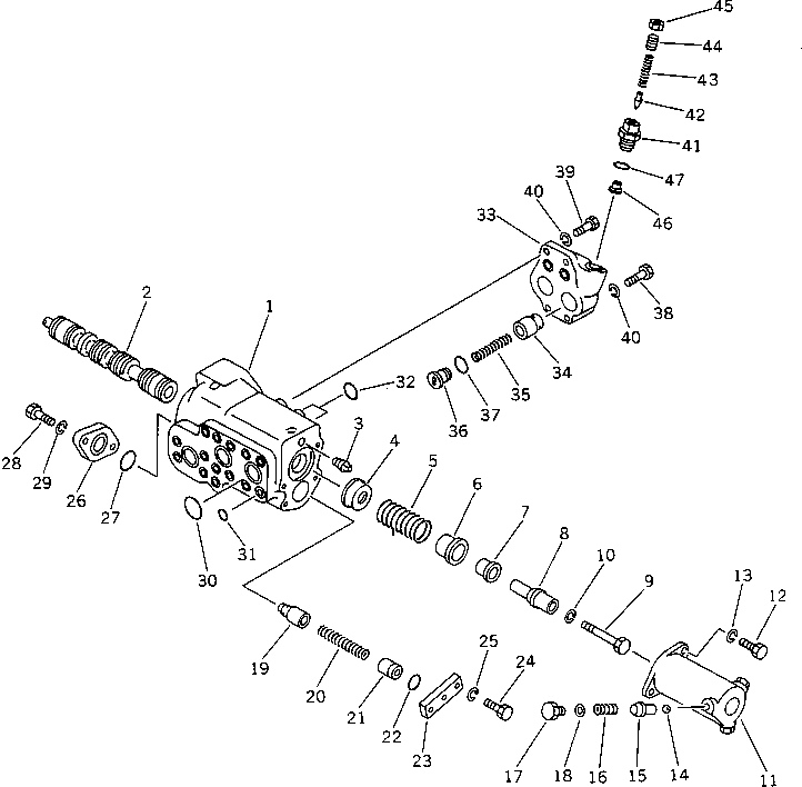 Корпус клапана 701-31-32112 KOMATSU