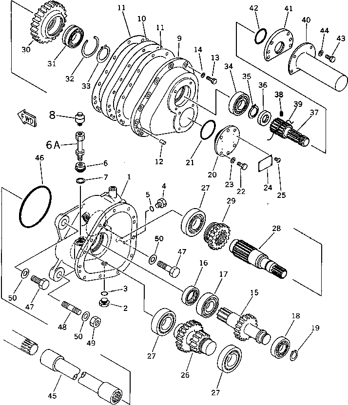 Роликоподшипник 14F-Y56-1350 KOMATSU