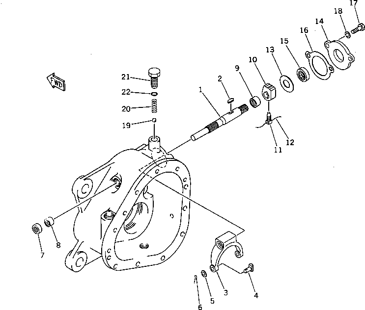 P.T.O. ASS'Y (14F-Y56-0010) KOMATSU