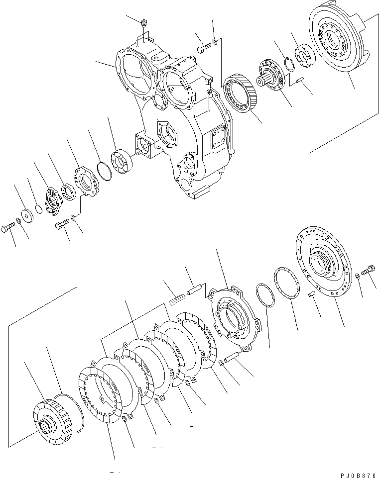 Поршень 14X-10-12735 KOMATSU