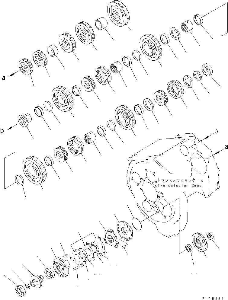 Подшипник 14X-14-19212 KOMATSU
