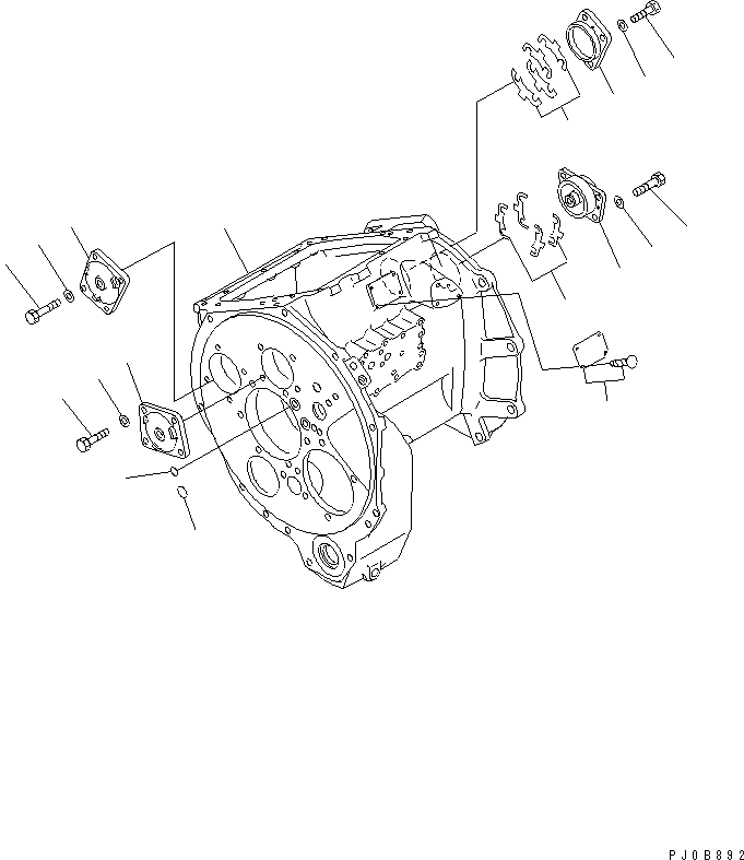 Крышка 14X-14-11161 KOMATSU